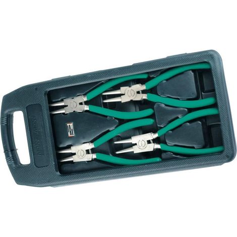 Brüder Mannesmann M10471 Set di 4 pinze per anelli elastici verdi