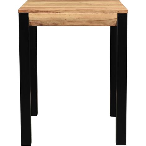 Ausziehbarer Bar-Tisch aus Akazie und Metall L80-135 cm TRAP (1/5)