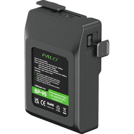 Batterie V Mount, capacité de 6600mAh, chargement USB-C, 1batterie (1/2)