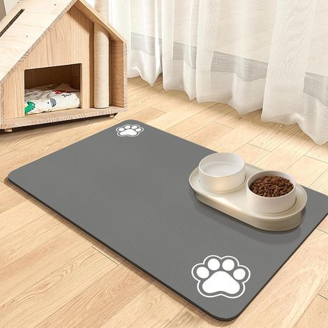 Futtermatten für Haustiere, saugfähig, schnelltrocknend, rutschfest, wasserdicht, für Hunde und Katzen (1/5)