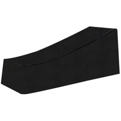 Housse de Chaise Longue Exterieur,Imperméable, Coupe-Vent, Anti-UV, Tissu Housse de Protection Bain de Soleil, Transat (210754080cm) - Noir (1/4)