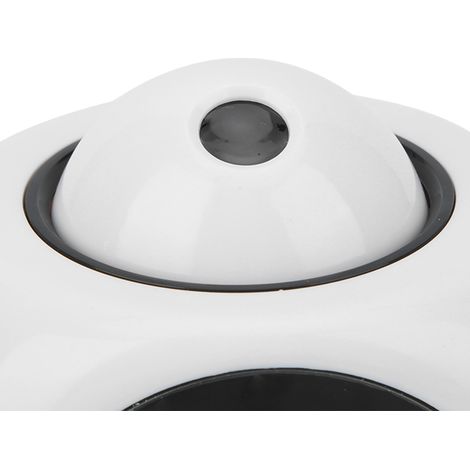 Réveil à projection moderne et tendance, blanc, avec câble USB, en promotion (1/5)