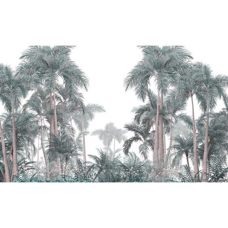 Papier peint panoramique - Forêt Tropicale - 130 cm x 78 cm (1/2)