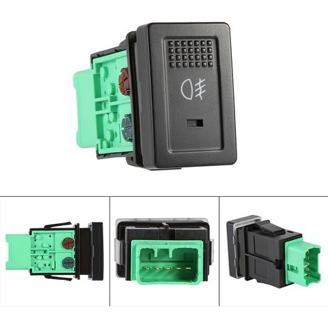 Bouton de commande des feux antibrouillard avant pour Suzuki SX4 Swift Grand Vitara 2006-2012, noir. (1/5)
