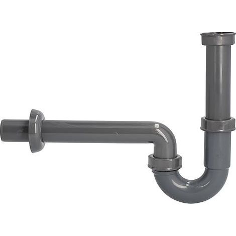 Siphon tubulaire DN32 11/4" x 32 mm en matière recyclée
