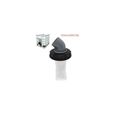 IBC-Containerdeckel mit waschbarem Nylonfilter für 1000-Liter-IBC-Regenwassersammeltanks, IBC-Containerdeckelfilter, IBC-Containerzubehör, Wasserfilter – Crezuo