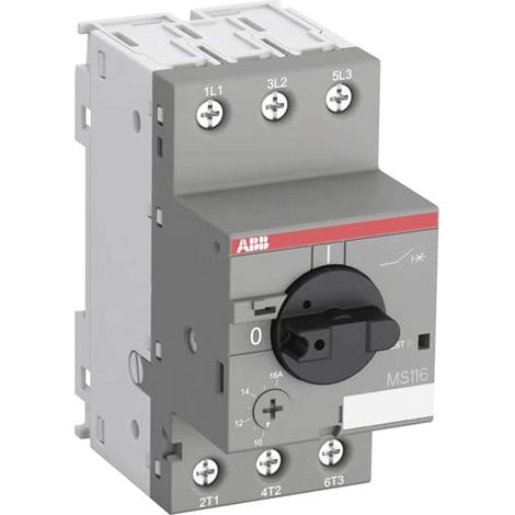 ABB MS 116-10,0 Motorschutzschalter Schwarz 10 A