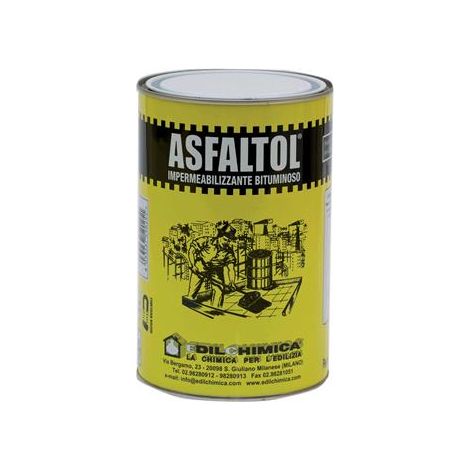 Asfalto Liquido 1,5 kg Pasta Bituminosa Manto Bituminoso Alta Densità