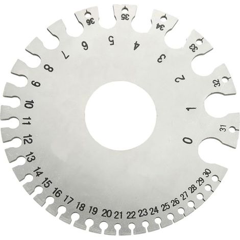 Jauge d'épaisseur de câbles électriques, outil de mesure de diamètre et calibre pour fils, règle de contrôle précis pour câblage et récolte propre (1/5)