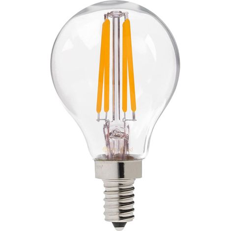 Lampadine LED E14 4W 4000K altissima qualità Sfera Mini Bulbo Vintage STI (1/2)