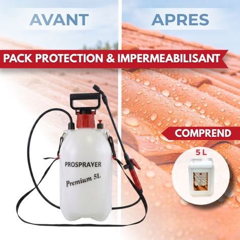 Pulvérisateur à pression 5 L + HYDROFUGE 5 L (1/5)
