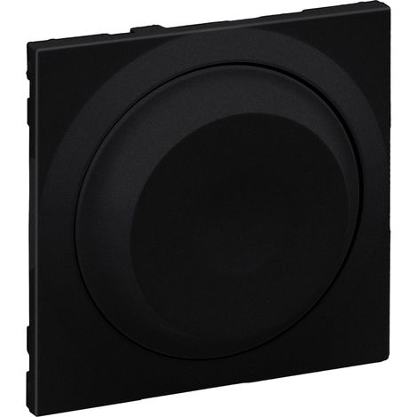 LEGRAND, SEANO 765340 CACHE POUR VARIATEUR ROTATIF UNIVERSEL, SANS CONDUCTEUR, 300 W, COULEUR : NOIR LAQUÉ