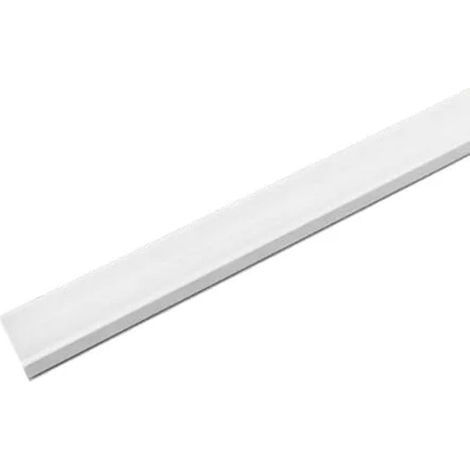 TRADE SHOP - 10pz Profilo In Alluminio Per Soffitto Con Copertura Bianca Opaca 2mt Striscia Led Al03 - Bianco (1/3)