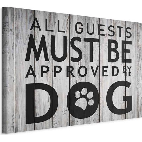 Image - Tous les invités doivent être approuvés par le chien (1 pièce) large (1/5)
