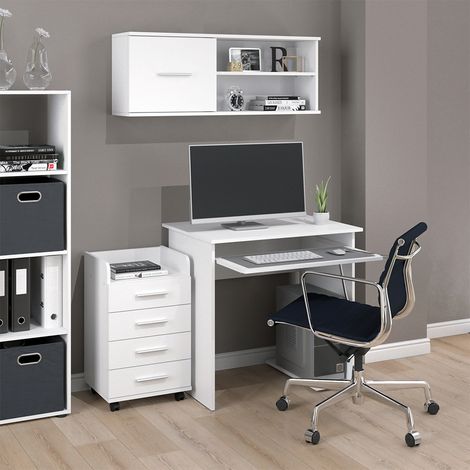 Bureau Nick, Blanc, 80x58cm, Vicco (1/5)
