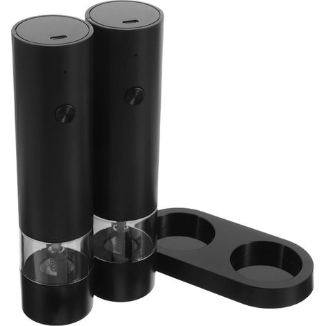 Moulin à poivre électrique, ABS, rechargeable, USB, automatique (1/5)