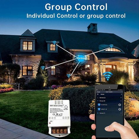 Module relais WiFi Smart Switch 30A Contrôleurs de commutateurs intelligents (1/5)