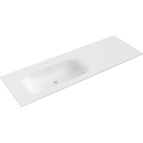 Mexen Vela Einbauwaschbecken links 141 x 46,5 cm, weiß matt - 25231401L (1/3)