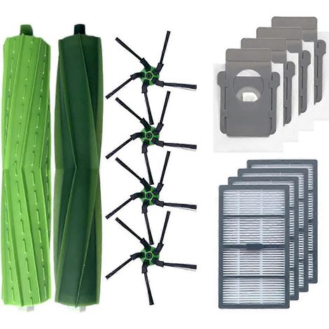Pièces détachées pour iRobot Roomba S9 9150 : filtre HEPA, brosse principale latérale et sac à poussière (1/5)