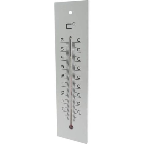 Termometro in legno grigio 30 cm da interno