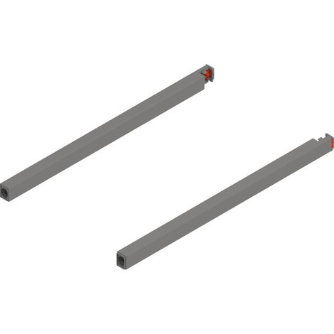 Blum MERIVOBOX Längsreling, NL=350 mm, links/rechts, indiumgrau