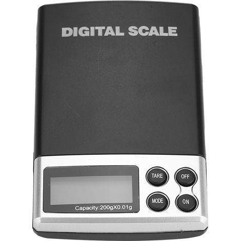 Mini balance électronique numérique portable LCD de poche pour bijoux et or (200 g/0,01 g)-AquaForge (1/5)