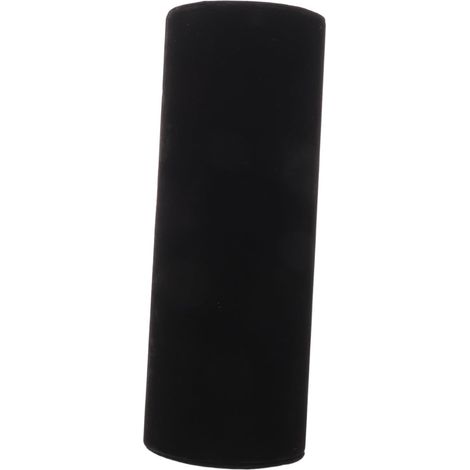 Vertical Jewelry Display Stand for Bracelets and Headbands, Black Velvet Cylindrical Holder, Single Tube Structure, Easy Sorting, Space Saving, for Dressing Table and Space (1/5)