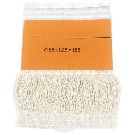 Lot de 2 mèches pour poêle à pétrole, en coton et fibre de verre, Φ85 x T2,5 x 185 mm. (1/3)