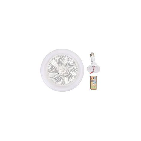 Ventilateur LED, fonctionnement silencieux, plafond pour le soin des yeux, 30W, économie d'énergie, fermé avec télécommande (1/4)
