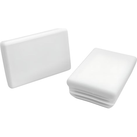 Tappo interno per profilo, palo, tetto 60x40, 50 pezzi, bianco (1/5)