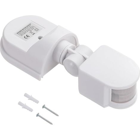 1 pièce AC 220V-240V PIR capteur Infrarouge de Mouvement corporel détecteur de lumière,Interrupteur d'éclairage Domestique étanche IP44 extérieur avec Plage de détection de 180° (1/5)
