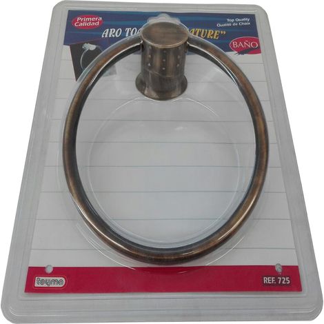 TOYMA toallero aro nature oro 725/11 , Toallero aro nature oro 725/11. -Marca: Toyma. -Modelo: 725/11. -Fácil sistema de instalación. -Realizado con materias primas de alta calidad