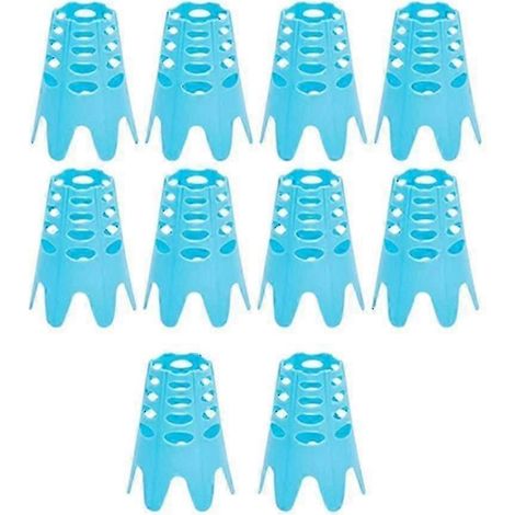 Lot de 10 tees de golf pour tapis, simulateur de golf, entraînement au practice, jeu à domicile, bleu L-jie (1/5)