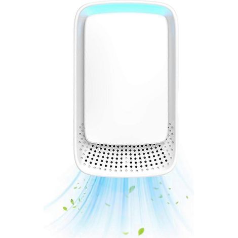 Ioniseur d'air pour la maison, purificateur à brancher, silencieux et portable, idéal pour la chambre à coucher et les animaux domestiques. (1/5)
