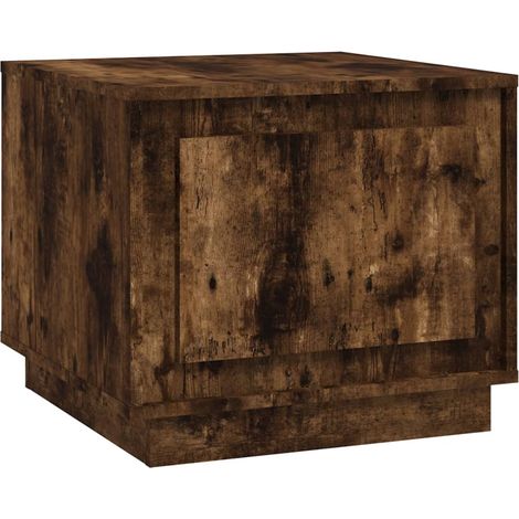 Maison Exclusive - Couchtisch Räuchereiche 51x50x44 cm Holzwerkst