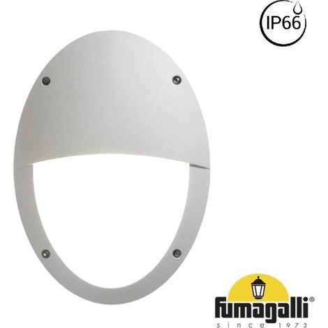 Applique murale fumagalli "Remi" E27 IP66 - Blanc