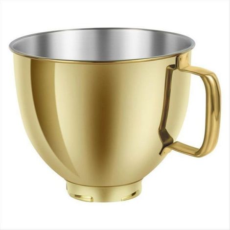 Bol Mélangeur - Acier Inoxydable - 5 Qt - Pour Batteurs à Tête Inclinable - 1 Pièce (1/5)