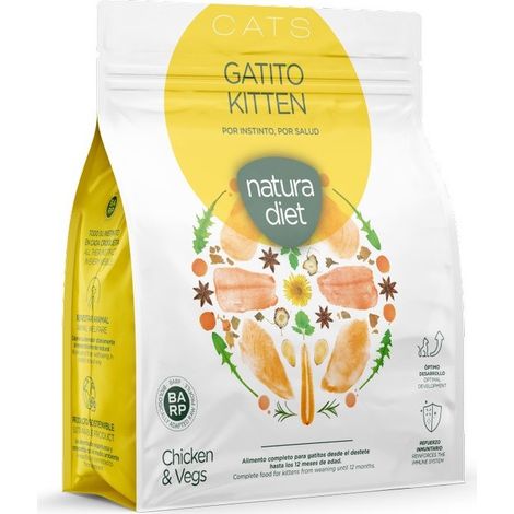 NATURA DIET CAT Kitten Chicken 400 Gr
