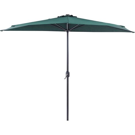 Halbrunder Sonnenschirm 270 cm GALATI Grün