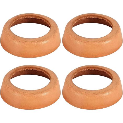 Lot de 4 joints en cuir, type 75 - Piston de rechange - Manchon en cuir - Manchons de piston - Joint de rechange pour pompe à bras - Pompe de jardin manuelle - Pompe de fontaine (1/5)