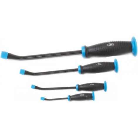 SATRA, Conjunto de Palancas para Golpear 4 piezas, ideal para desmontaje, reparación y manipulación de piezas, diseño ergonómico, material resistente, para talleres y bricolaje.
