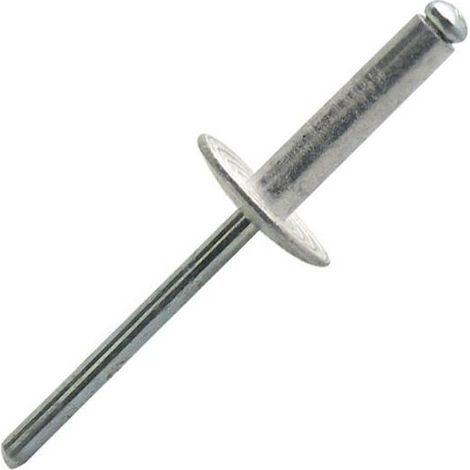 Rivetti standard in alluminio e acciaio 4x10 mm 500 pz