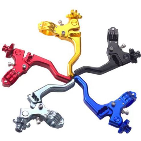 Modification parts suitable for quads and motorcycles, one-finger clutch handle for effortless operation, aluminum alloy clutch lever (1/4)