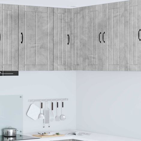 Küchenschrank Lucca Betongrau 57 x 57 x 80 cm Holzwerkstoff