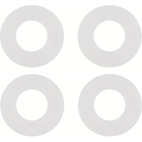 4 Pièces Joints d'Étanchéité en Caoutchouc de Silicone, Joint Chasse d'Eau WC Suspendu, Rondelles de Diaphragme en Caoutchouc pour Réparation de Soupape de Chasse d'Eau (1/5)