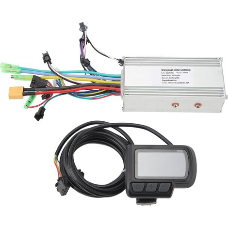 Contrôleur sans balais à onde sinusoïdale 36 V/48 V 1000 W 38 A pour vélo électrique, panneau EN06, kit de contrôleur sans balais pour vélo électrique/scooter. (1/5)