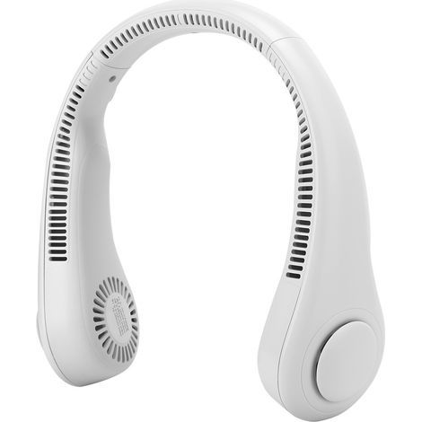 Ventilateur de cou sans pales, micro-climatiseur portable USB, mini climatiseur électrique gris