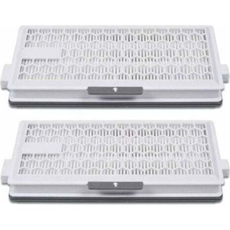 Lot de 2 filtres HEPA Airclean Plus 50 pour aspirateur Miele Complete C3 Powerline, S8340,Air Clean SF-HA 50 pour Complete C2 C3 Compact C1 C2-2,Lot de 2 pièces de rechange (1/4)