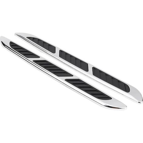 Wakects COUVERTURE AIR AIR COUVERTURE COUPE Côté Décoratif 2pcs avec Ruban Adhésif Double Face pour une Installation Facile à Installer des Intempéries ABS Matériau ABS (1/5)