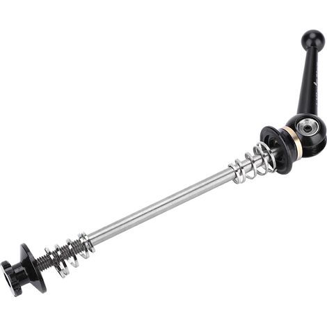 Attache rapide en alliage de titane pour vélo de route/VTT, noire, 130 mm (1/5)